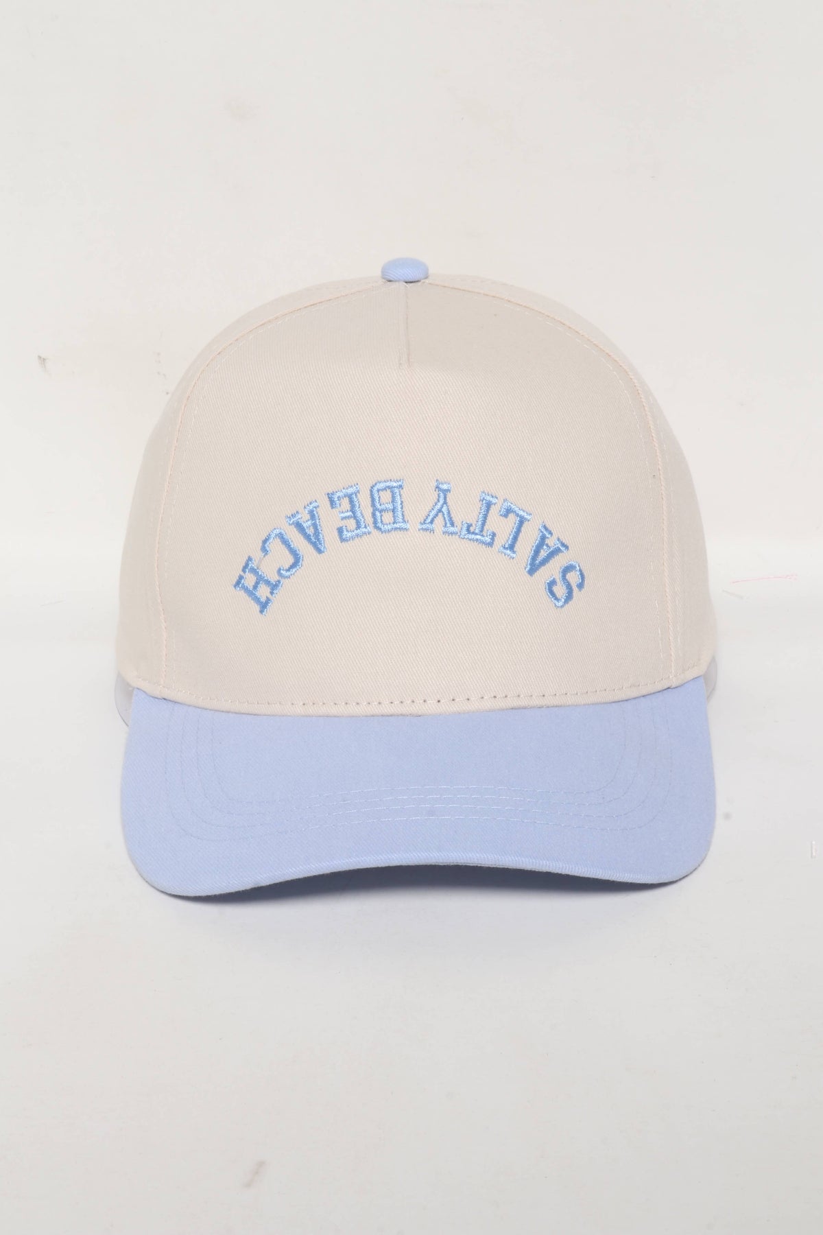 Salty Beach Upside Down Embroidery Hat