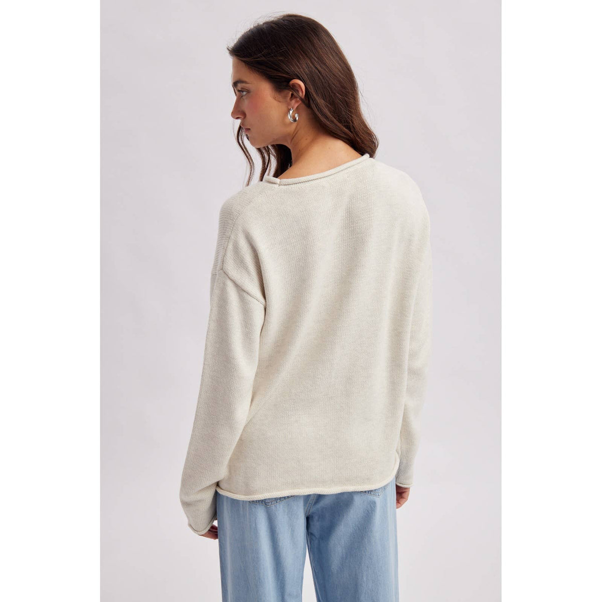 Lighthouse Graphic Rollneck Sweater
