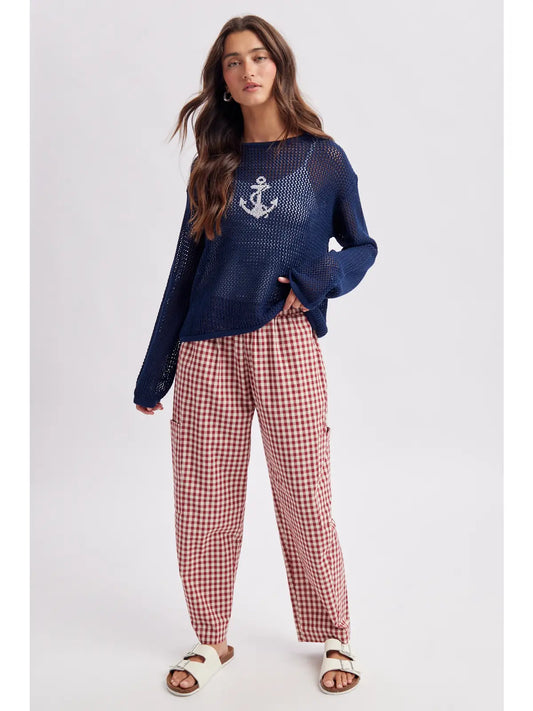 Anchor Open Knit Sweater