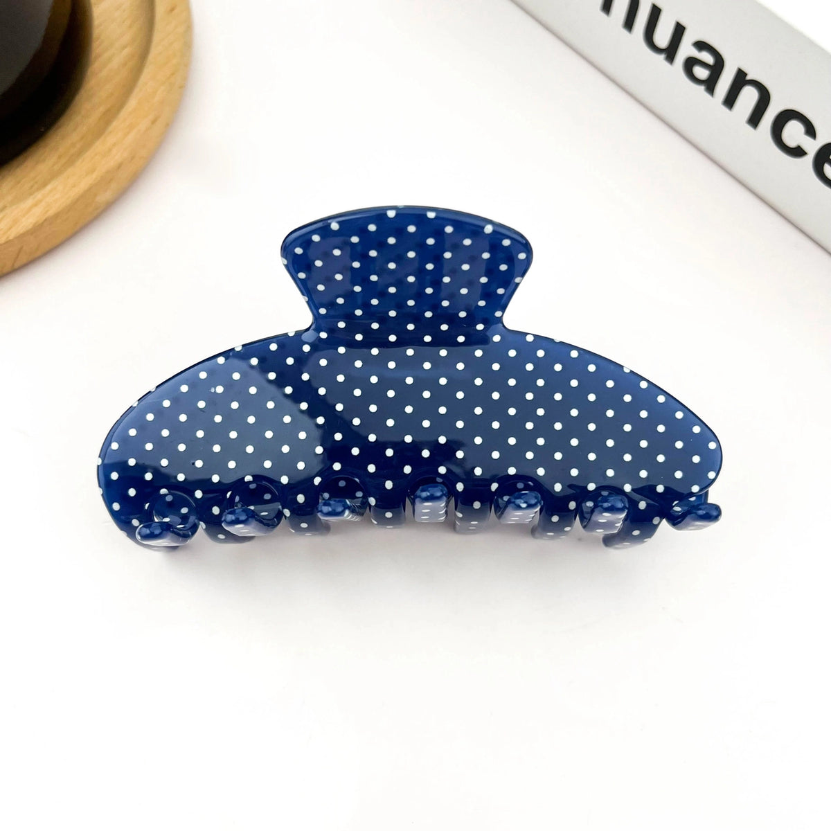 Polka Dot Claw Clip