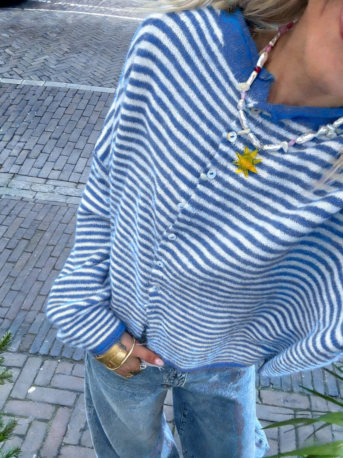 Lightweight Roll Neck Cardigan