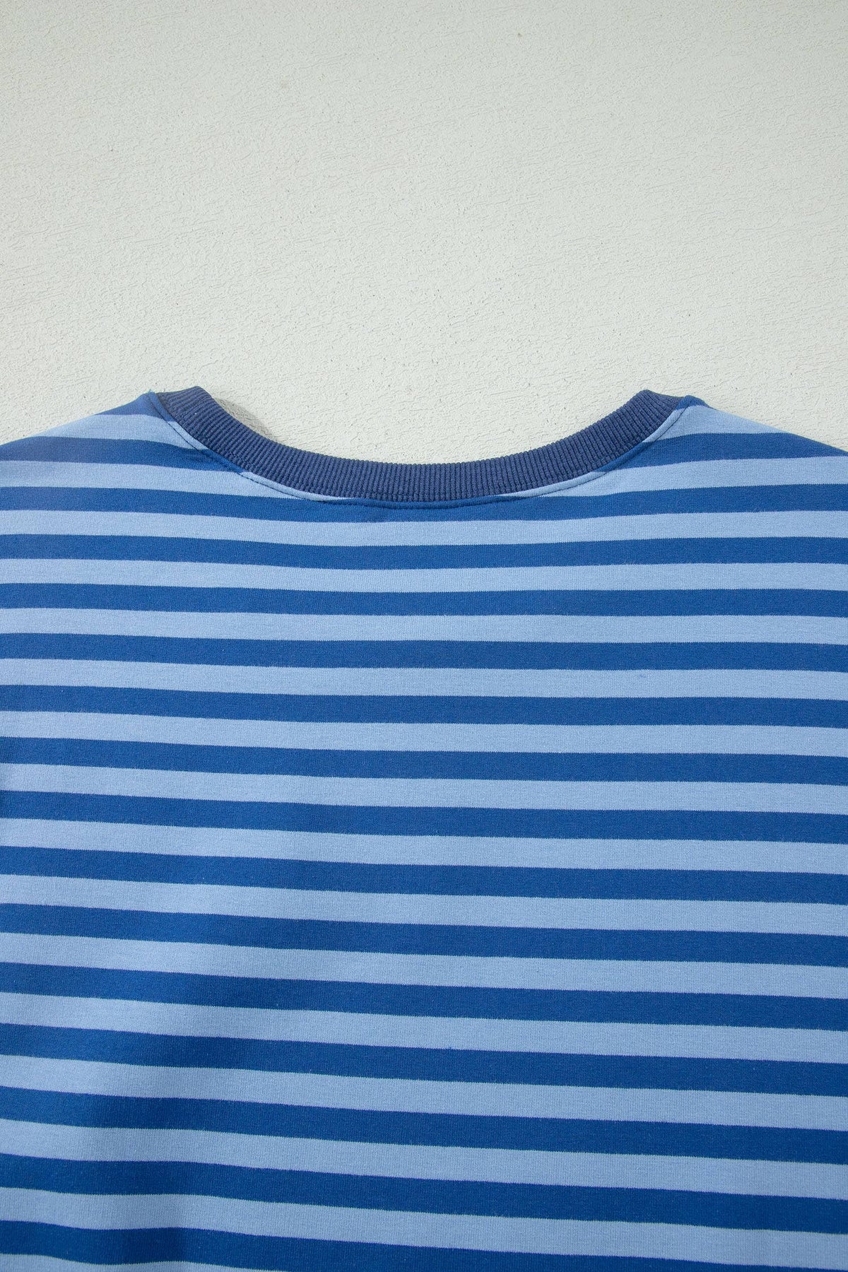 Striped Short Sleeve Top and Shorts Lounge Set