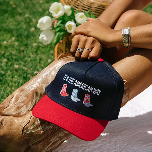 It's The American Way- Embroidered Hat