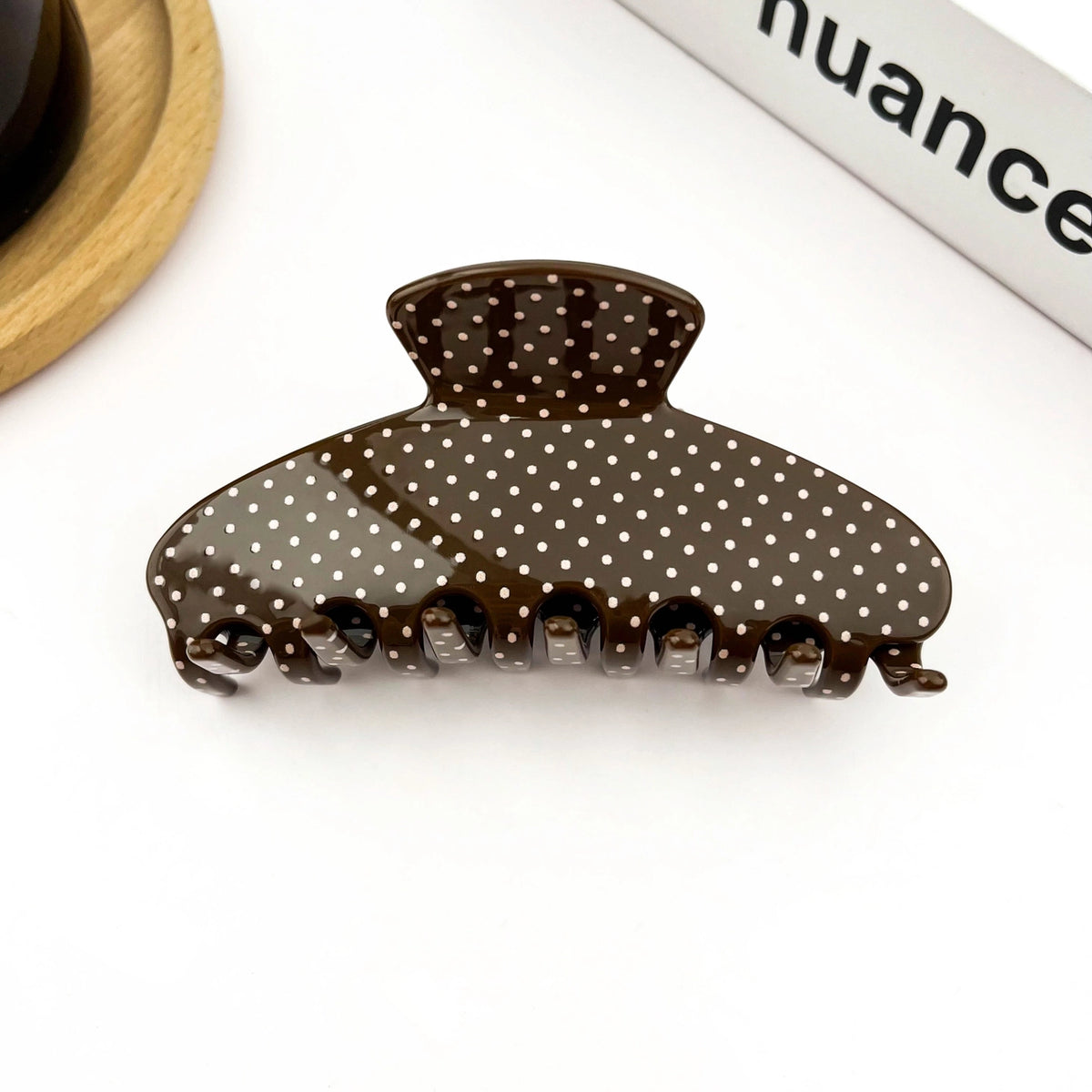 Polka Dot Claw Clip