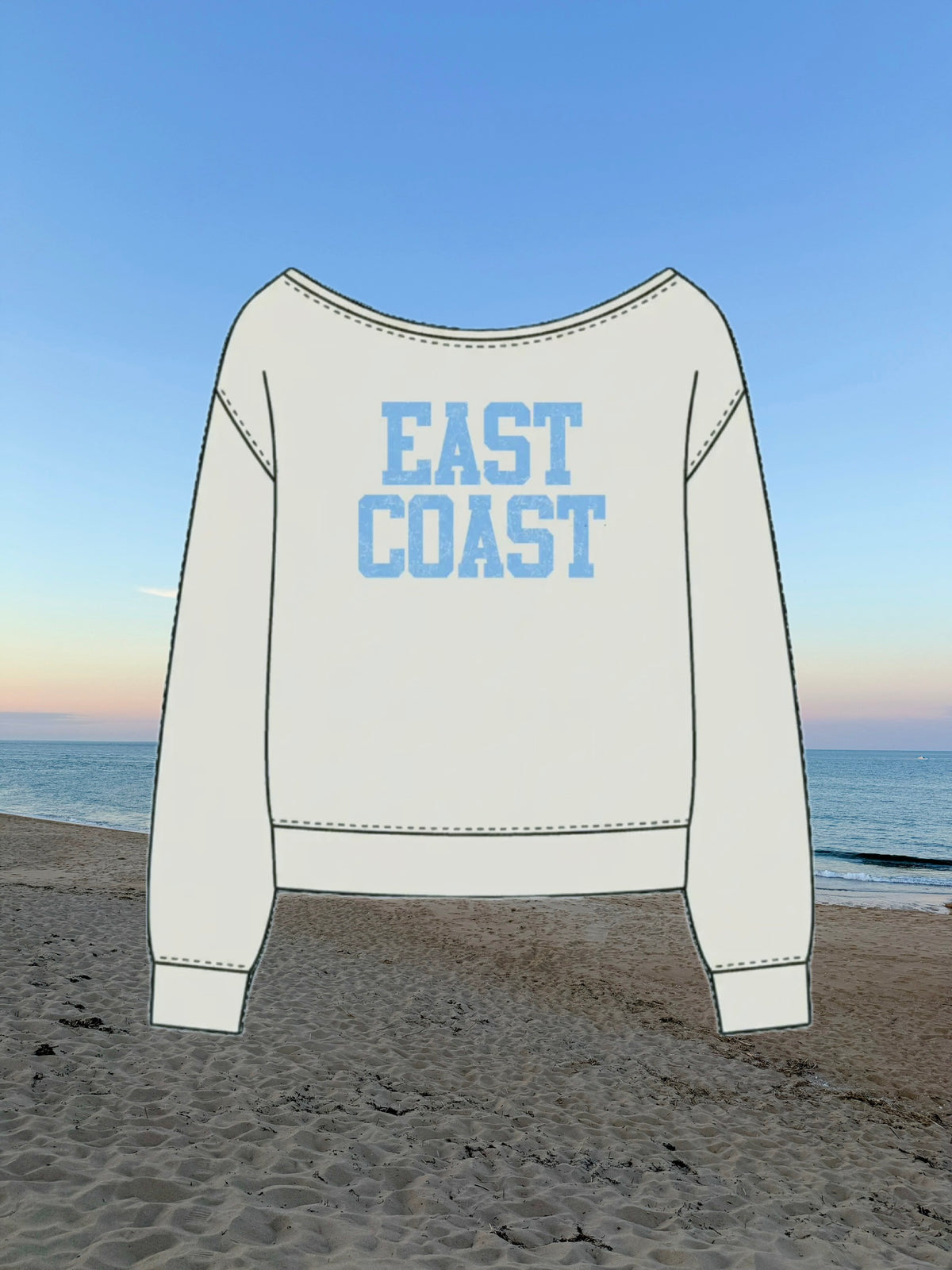 Butter East Coast Off The Shoulder Sweatshirt