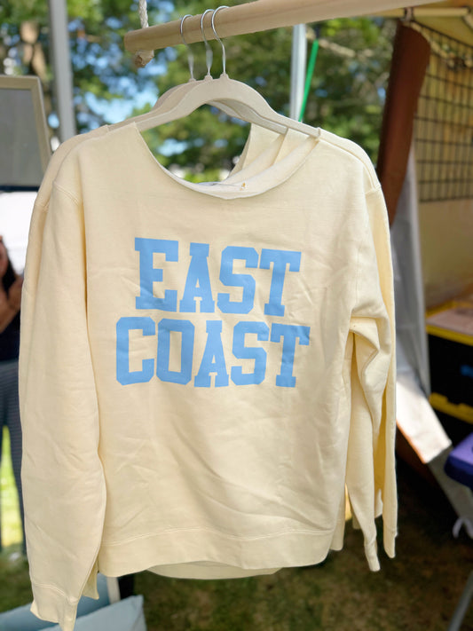 Butter East Coast Off The Shoulder Sweatshirt