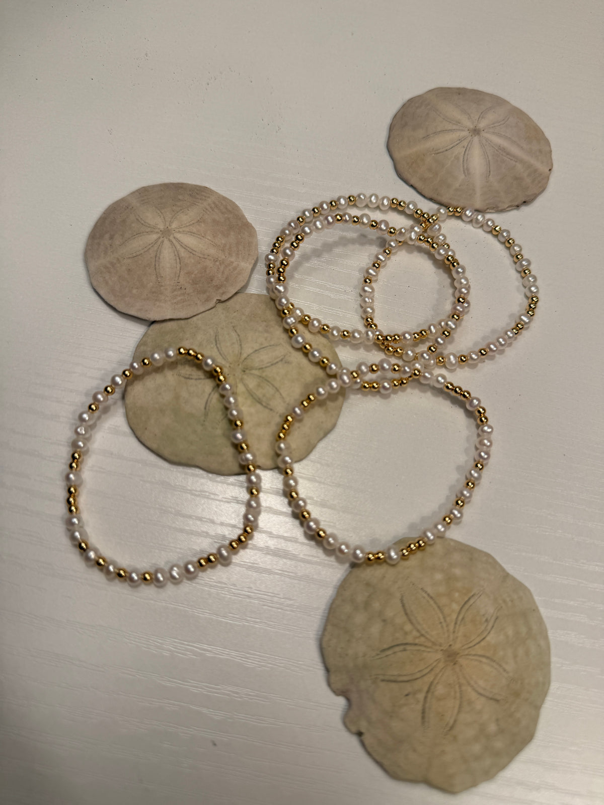 Freshwater Pearl Gold Plated Beaded Bracelet
