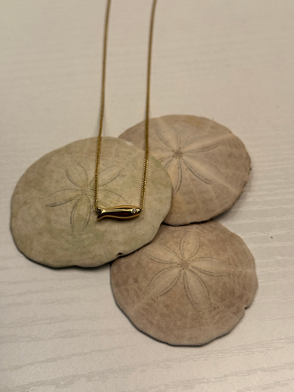 Gold-Plated Fish Necklace