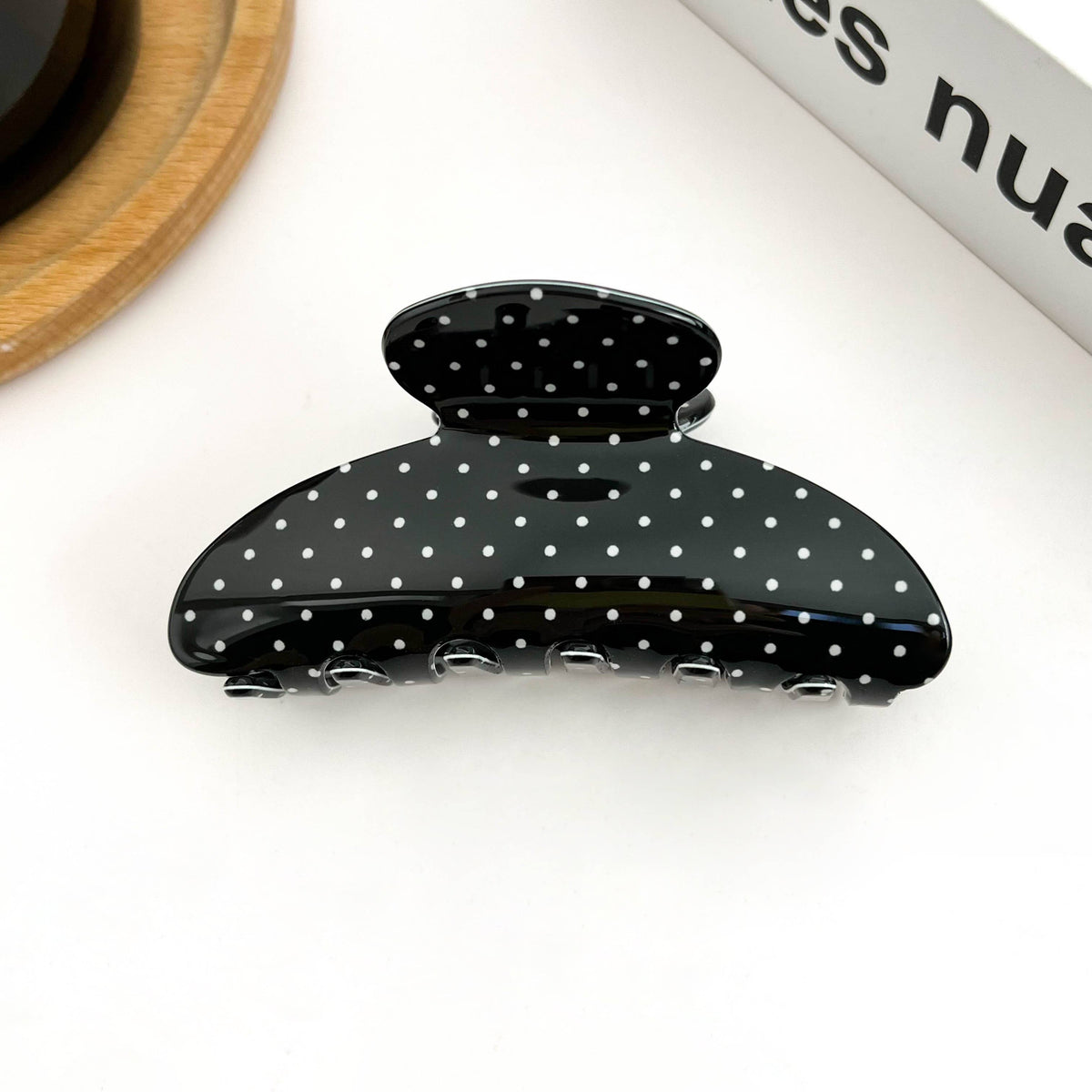 Polka Dot Claw Clip