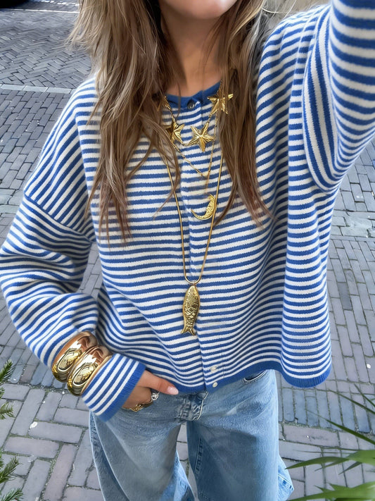 Lightweight Roll Neck Cardigan