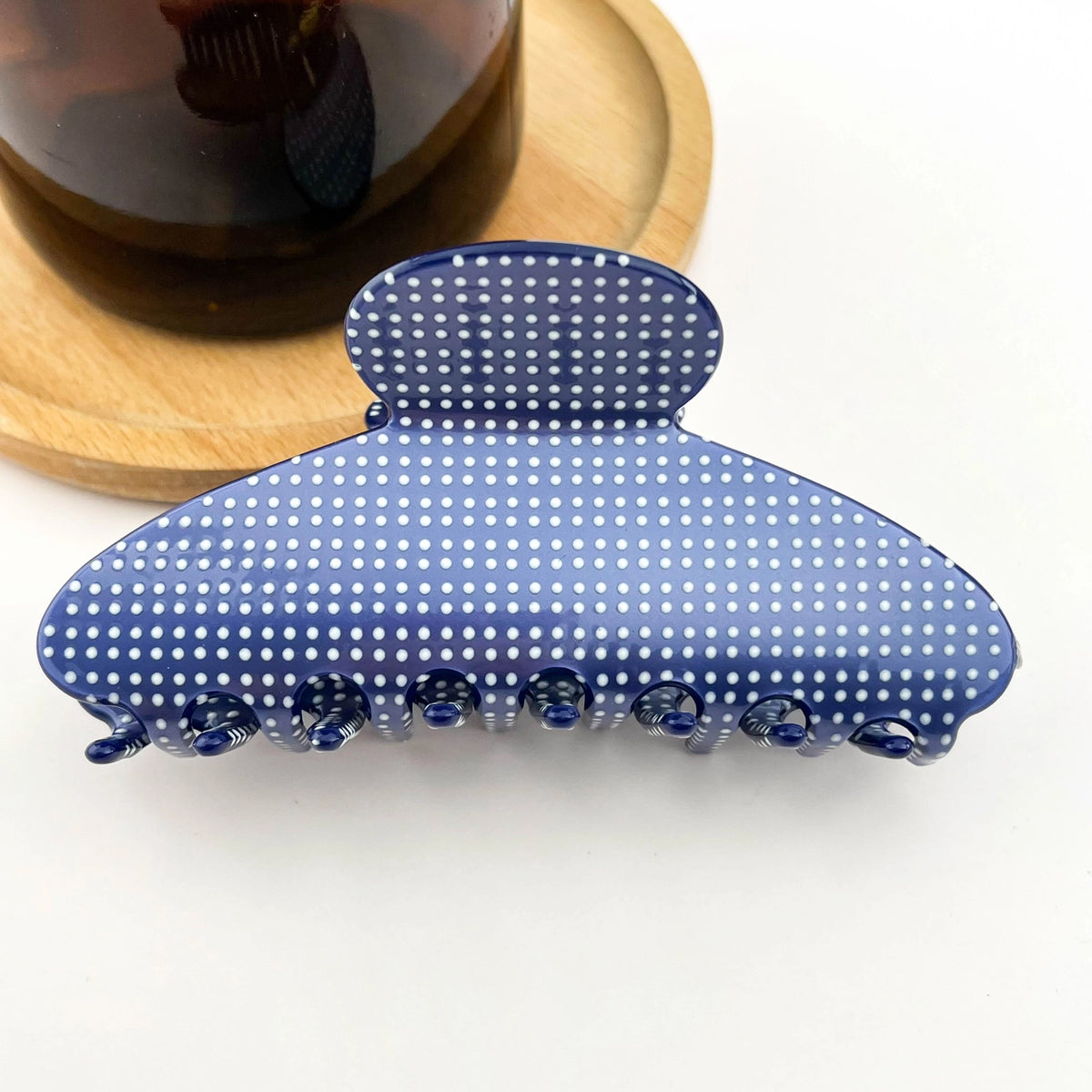 Polka Dot Claw Clip